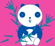 Como los pandas, estamos locos por el agua. Nos mantiene frescos y saludables, así que vos también asegurate de tomar lo suficiente. Gluglú, gluglú.
