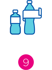 water bottle labeling icon