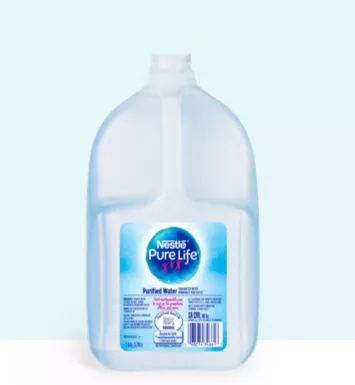 Nestlé® Pure Life® 1 Gallon Purified Water 1 gallon jug of nestle pure life purified water